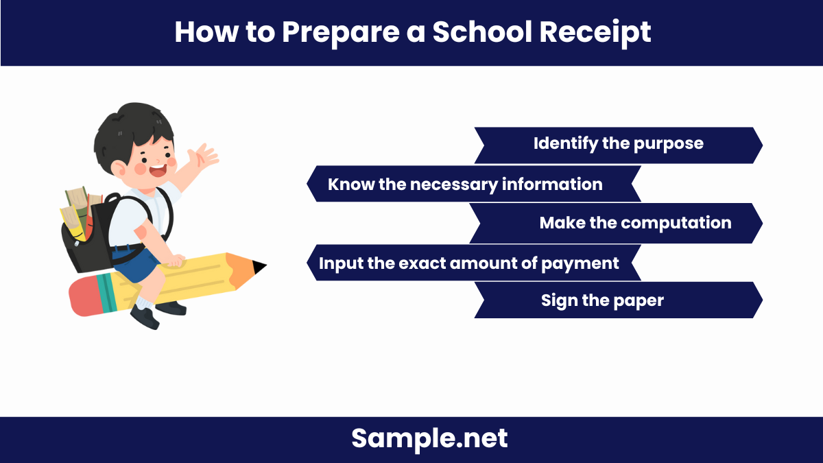 How to Prepare a School Receipt