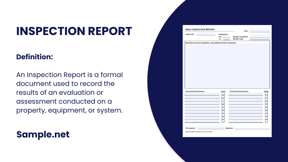 inspection report