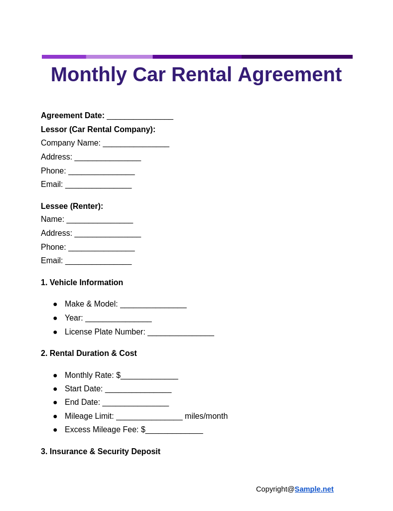 Monthly Car Rental Agreement Google Docs 11 06 2024 04 17 PM