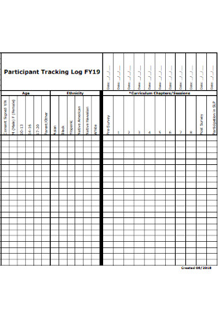 Participant Tracking Log