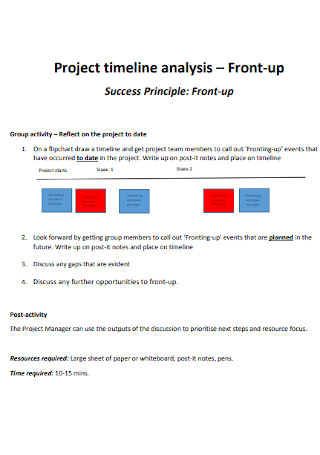 Project Timeline Analysis Template