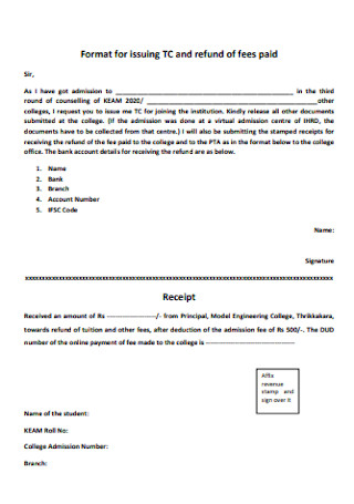 9 sample refund receipts in pdf ms word