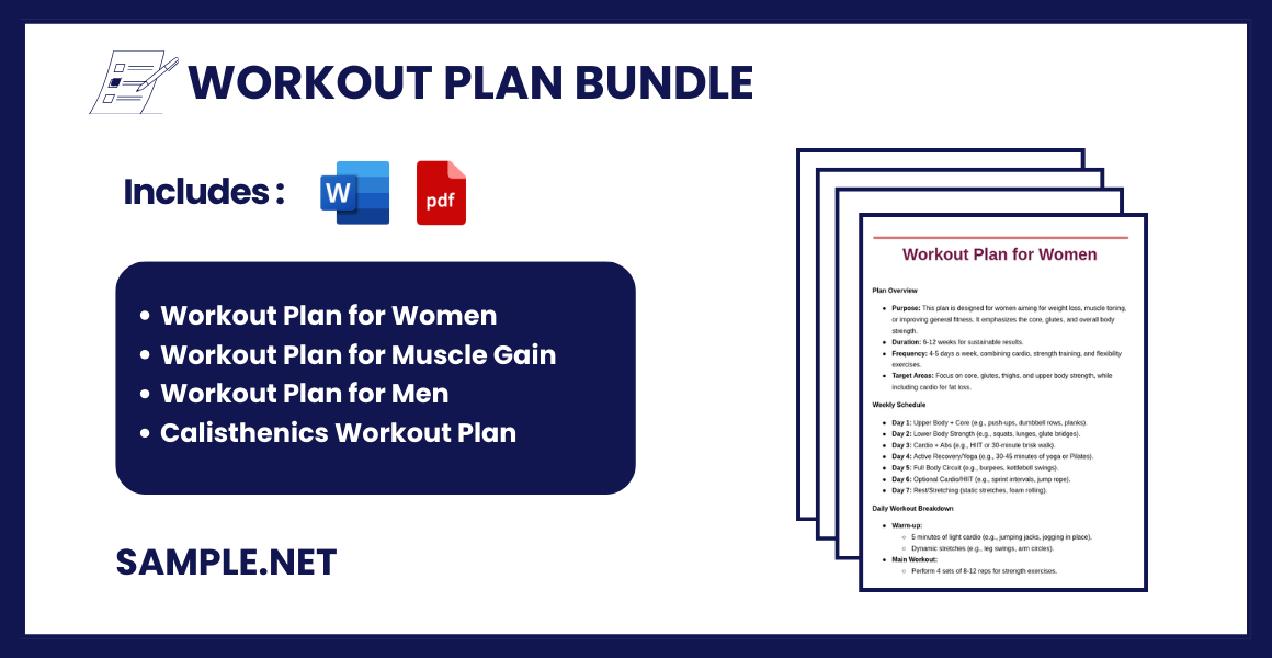 workout plan bundle