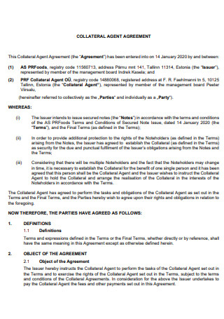 Collateral Agent Agreement