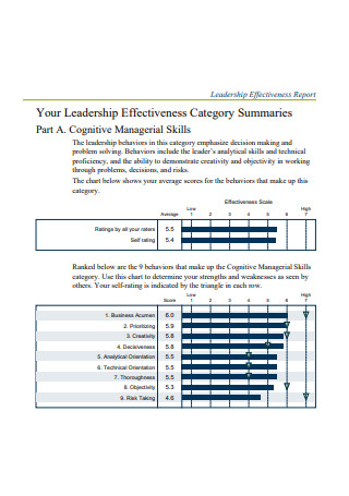 Leadership Effectiveness Report