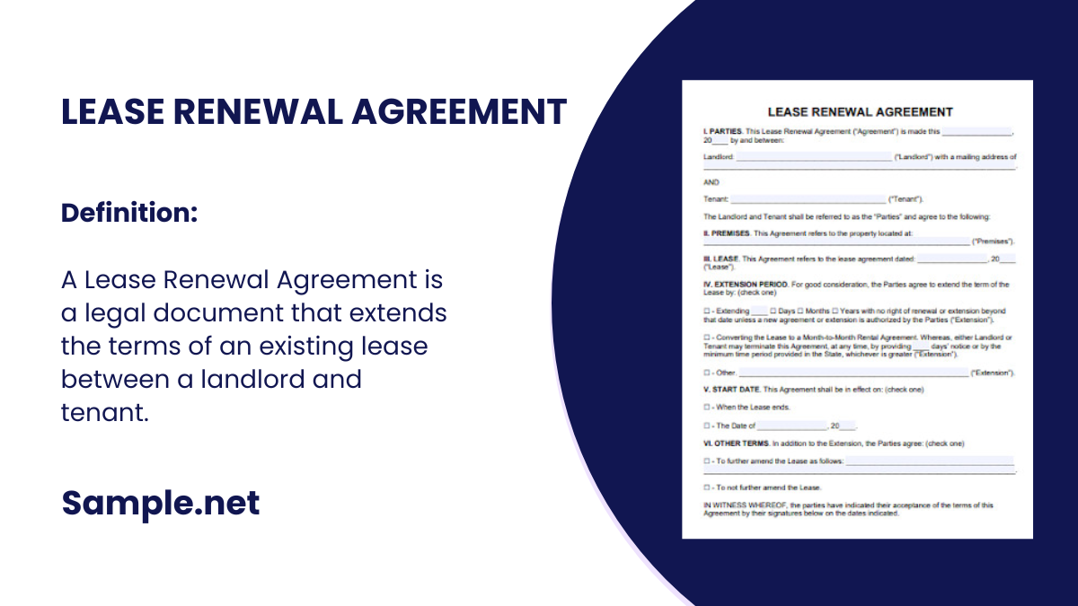 lease renewal agreement