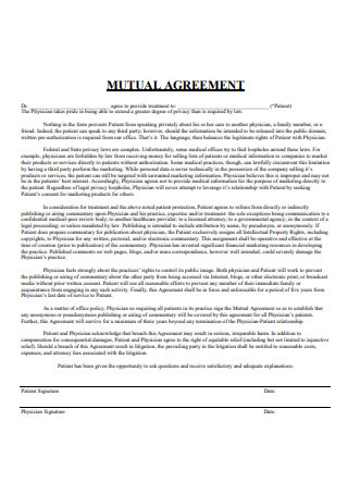 Mutual Agreement in PDF