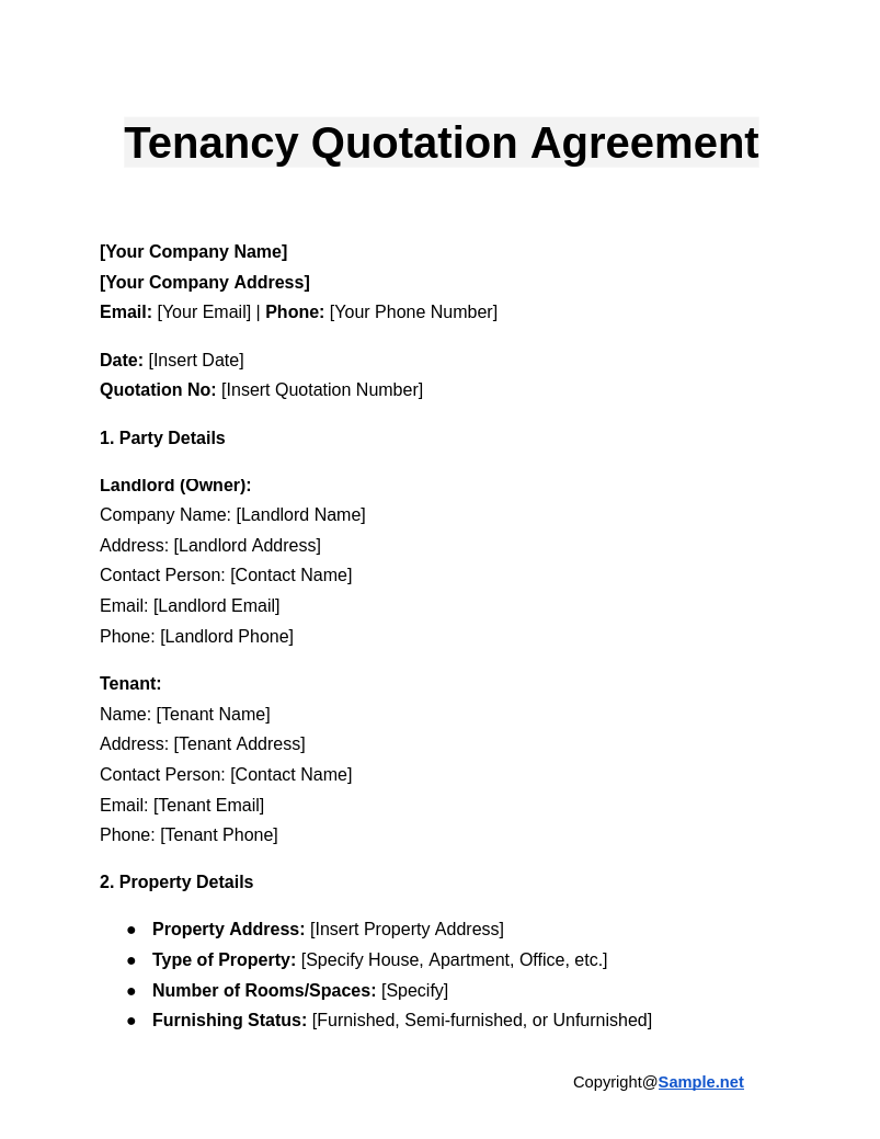 Tenancy Quotation Agreement Google Docs 12 20 2024 04 22 PM