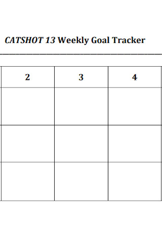 Weekly Goal Tracker