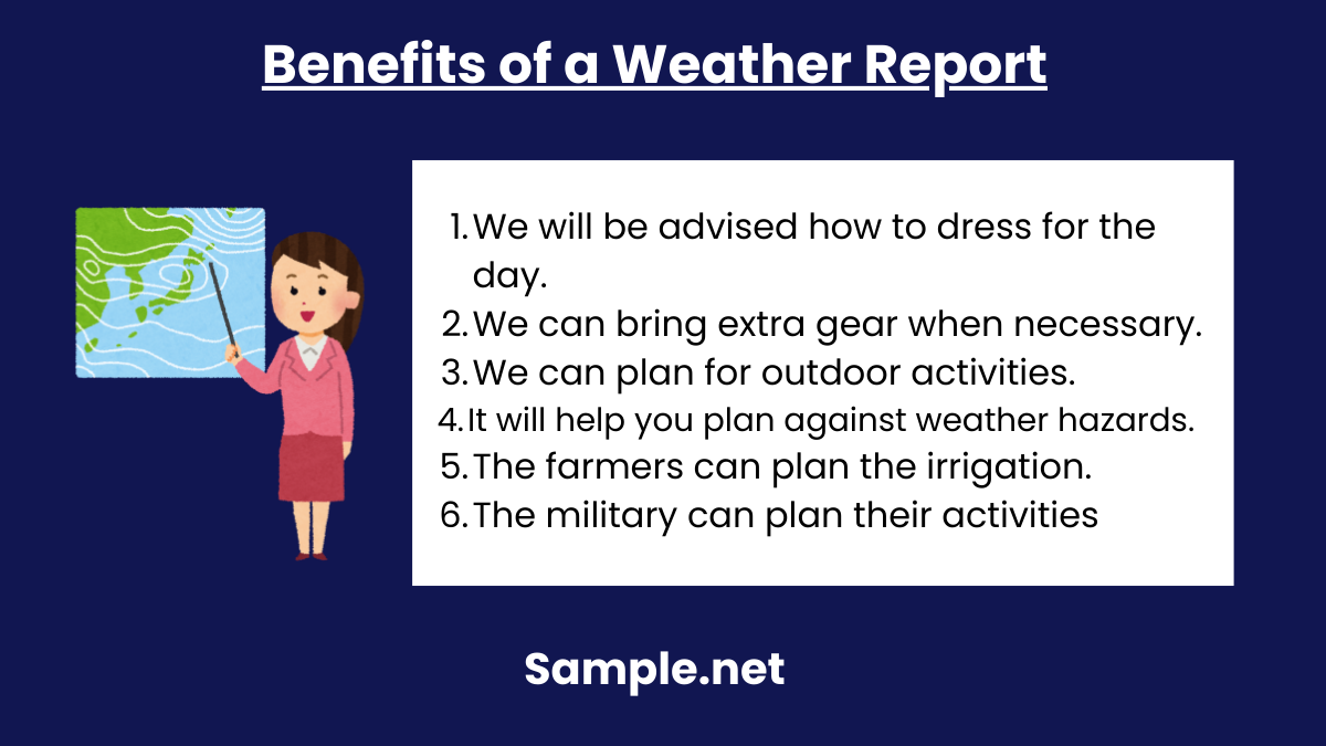 Benefits of a Weather Report 