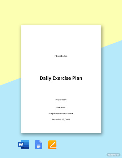 Daily Exercise Plan