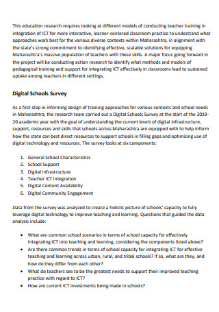 Digital School Survey Report