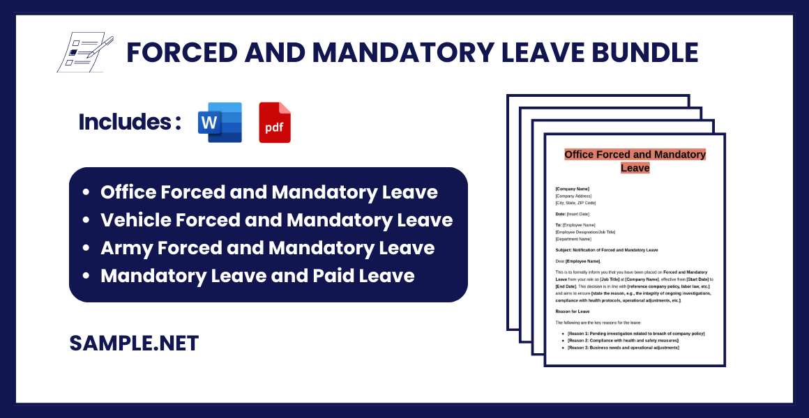 forced and mandatory leave bundle