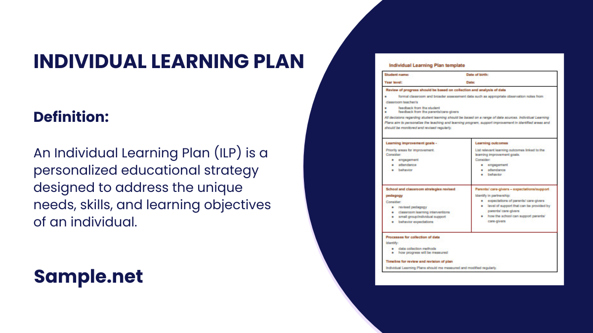 individual learning plan