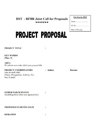 Joint Venture Project Proposal