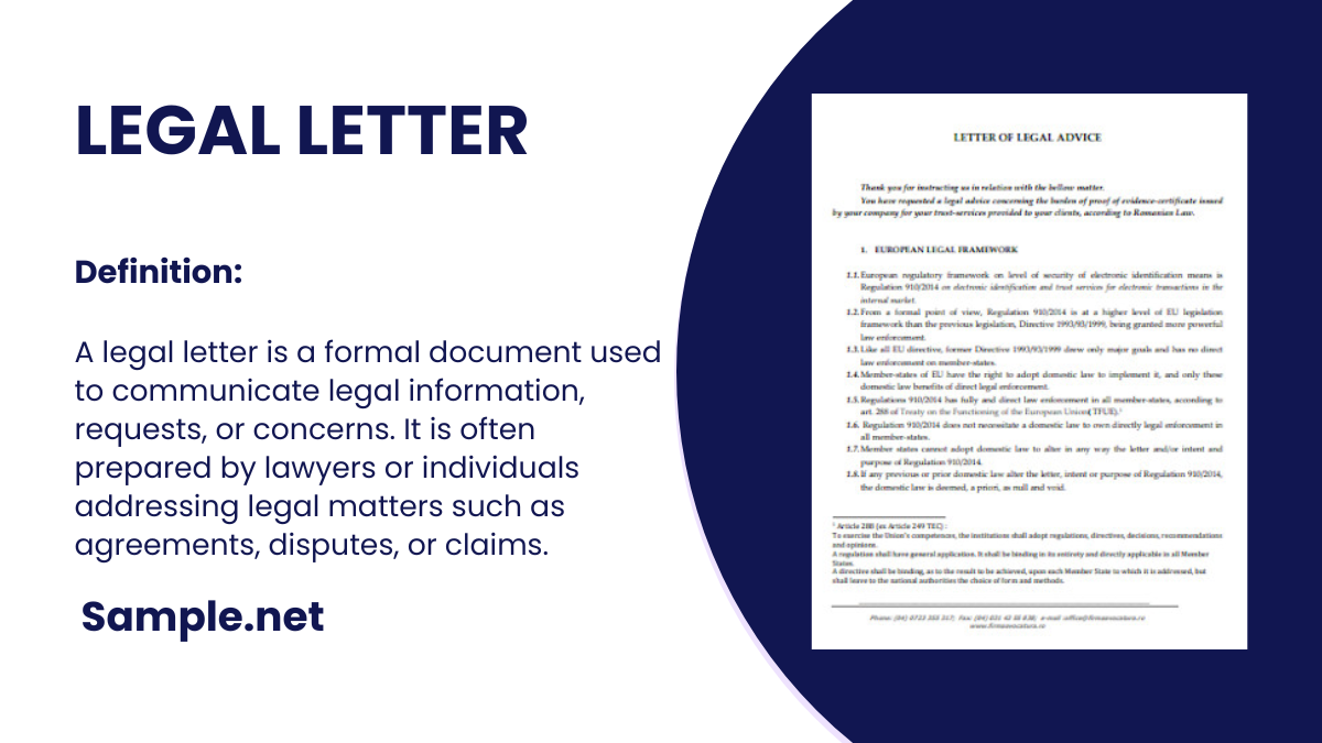 legal letter