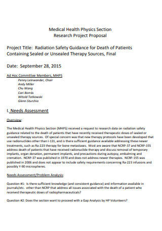 sample medical research proposal pdf