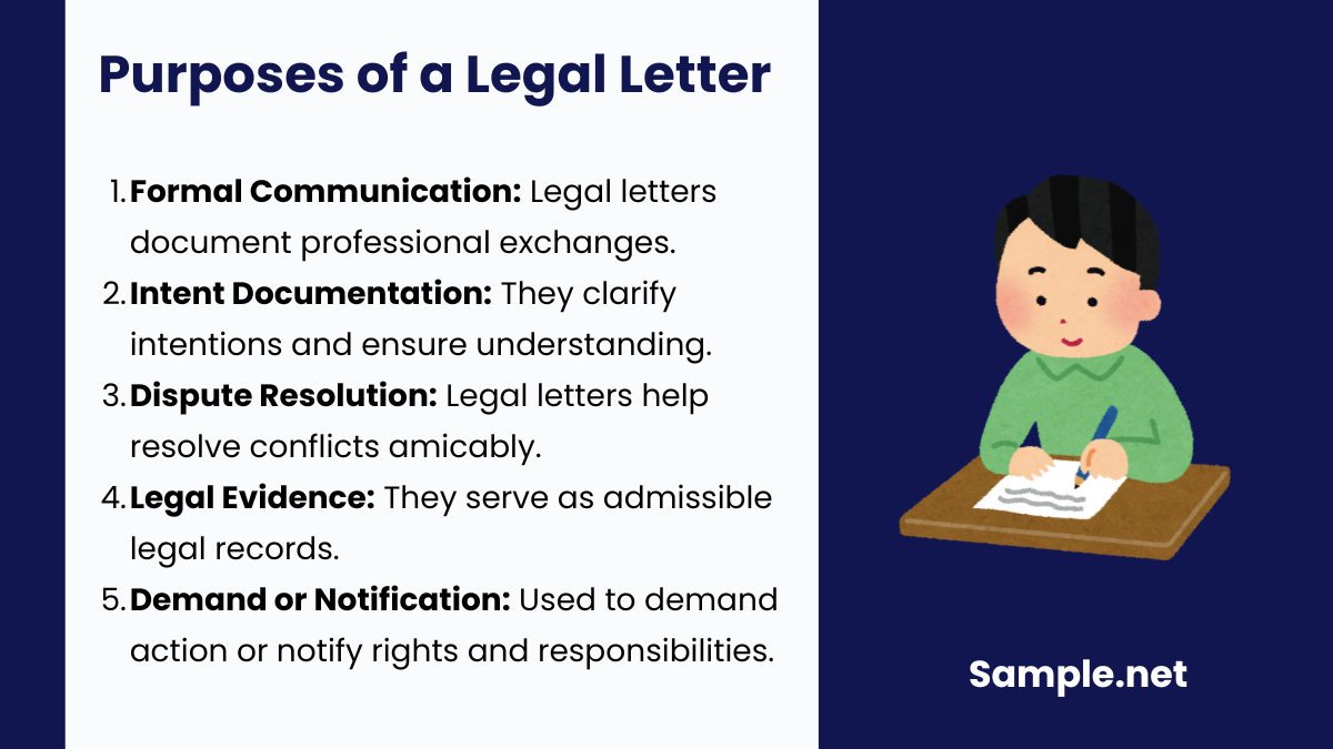 Purposes of a Legal Letter