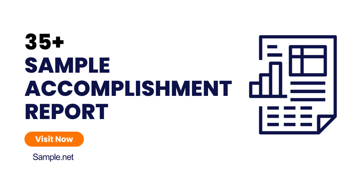 sample accomplishment report