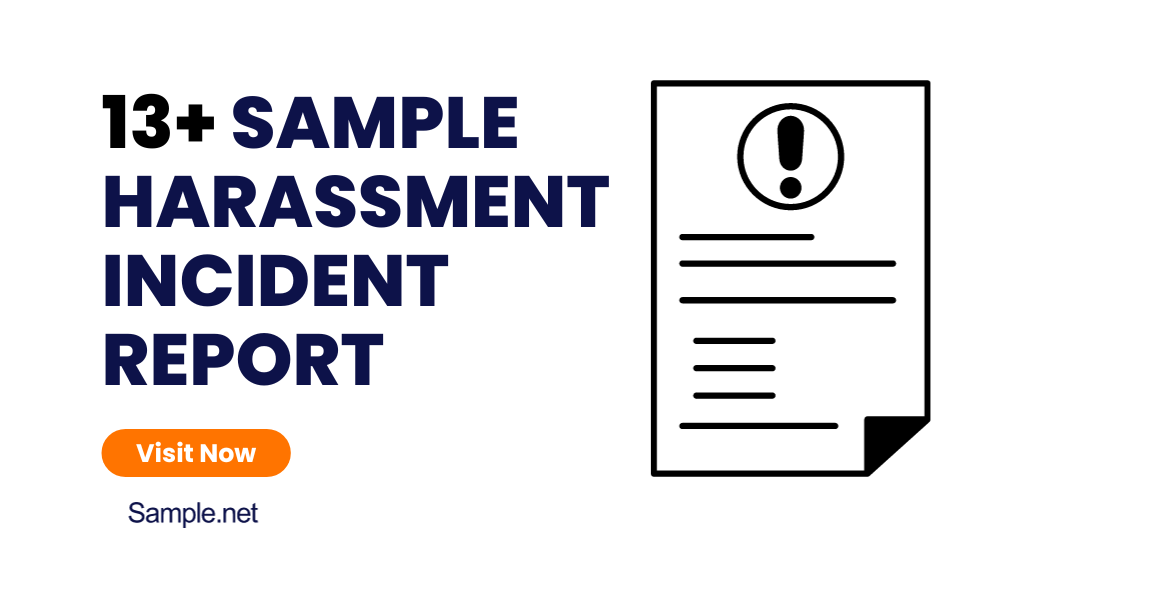 sample harassment incident report
