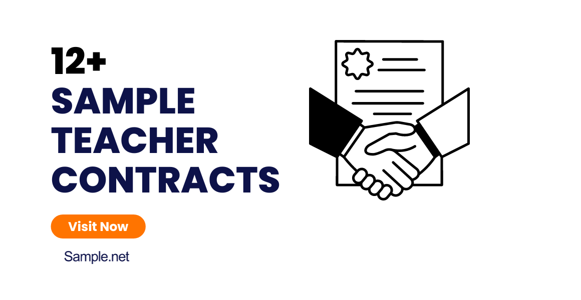 12+ SAMPLE Teacher Contracts in PDF | MS Word