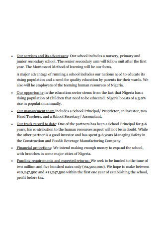 School Feasibility Report in PDF