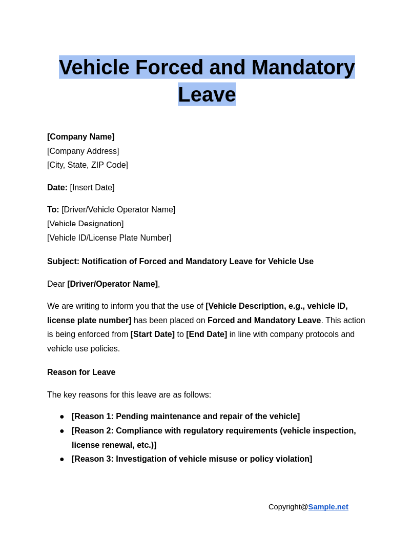 Vehicle Forced and Mandatory Leave Google Docs 12 09 2024 04 21 PM