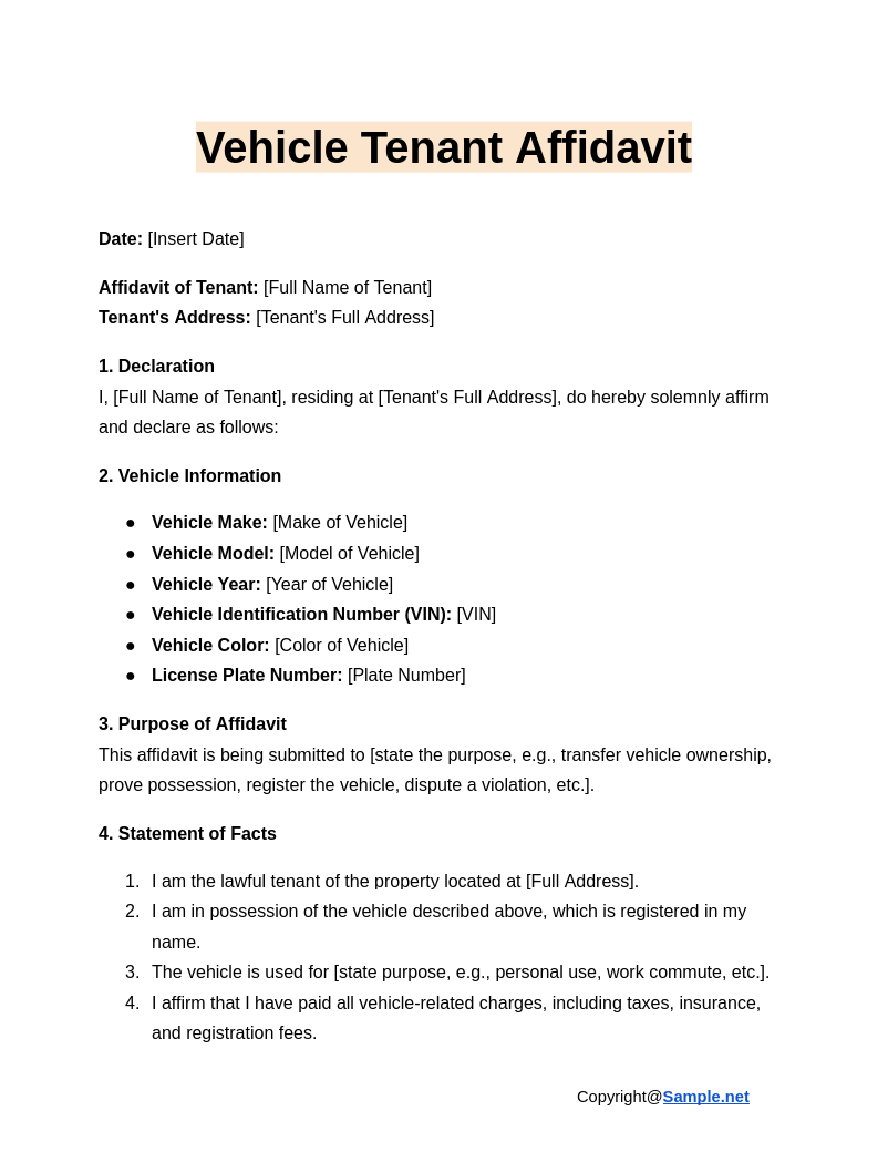 Vehicle Tenant Affidavit Google Docs 12 18 2024 11 07 AM