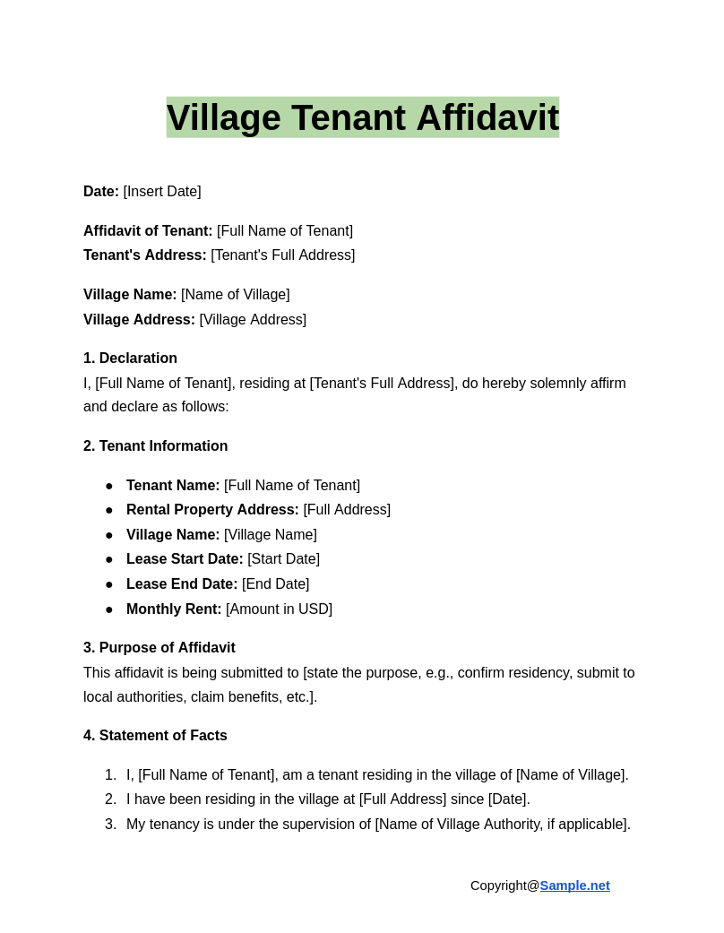 Village Tenant Affidavit Google Docs 12 18 2024 11 07 AM