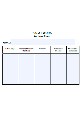 Basic Work Action Plan