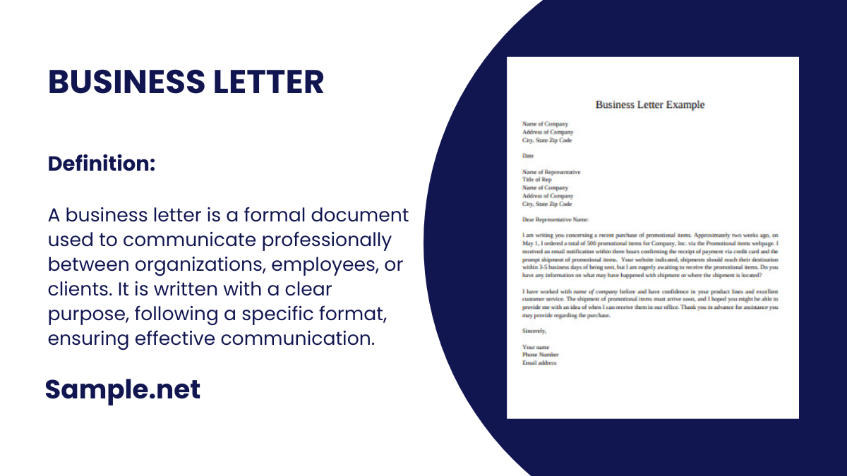 business letter