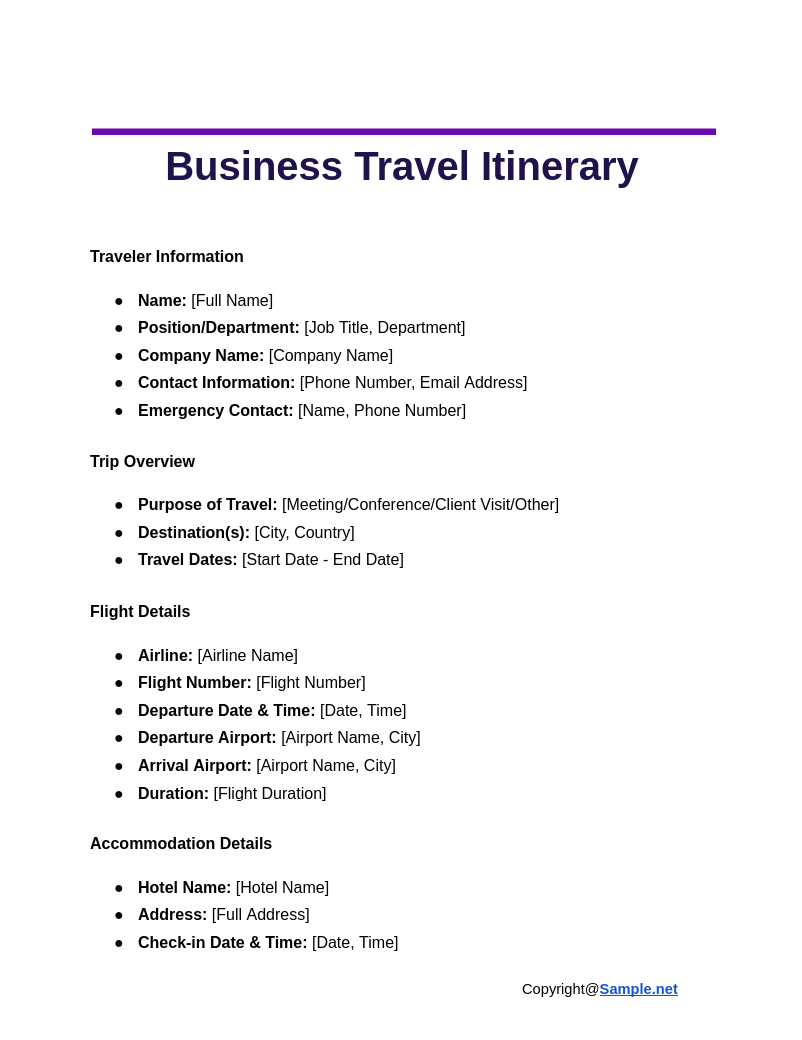 Business Travel Itinerary Google Docs 12 05 2024 04 10 PM