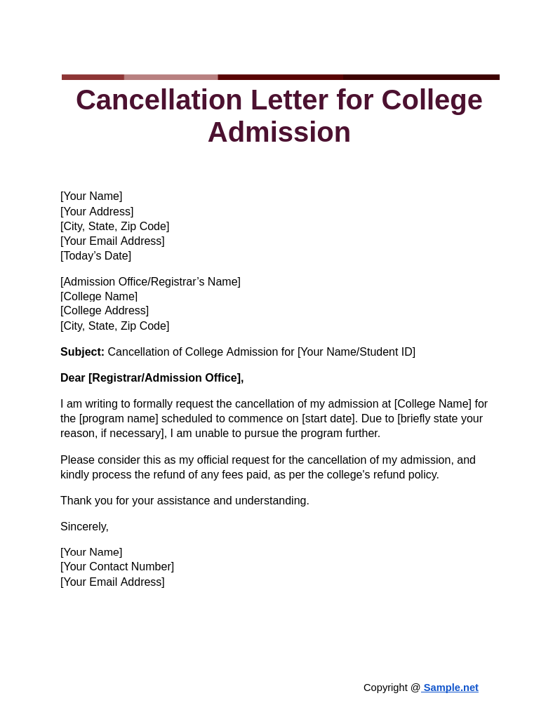 Cancellation Letter for College Admission Google Docs 10 24 2024 06 03 PM