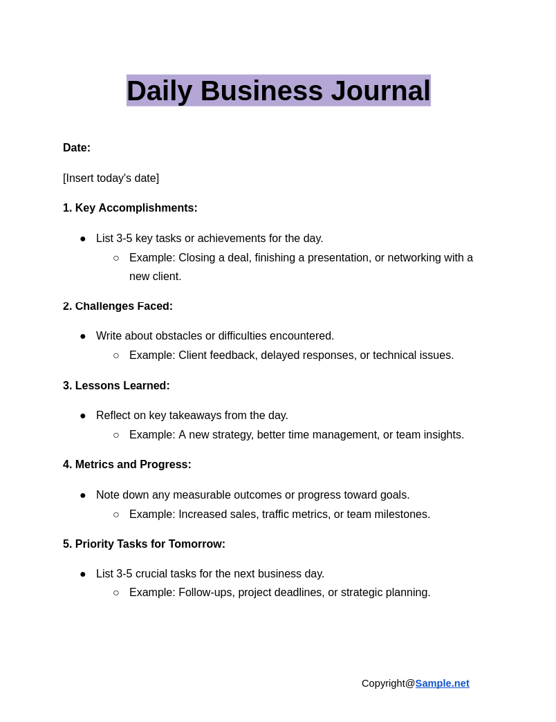 Daily Business Journal Google Docs 01 10 2025 10 50 AM