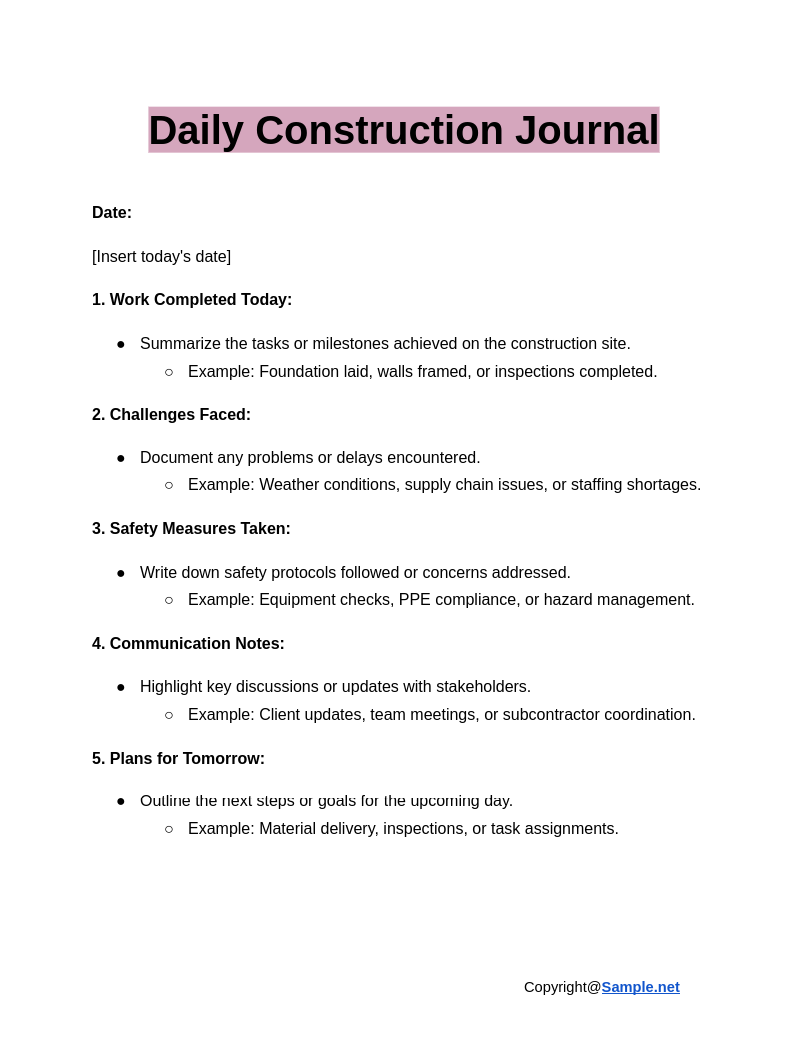 Daily Construction Journal Google Docs 01 10 2025 10 50 AM