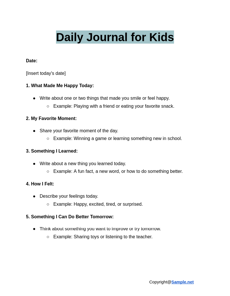 Daily Journal for Kids Google Docs 01 10 2025 10 49 AM