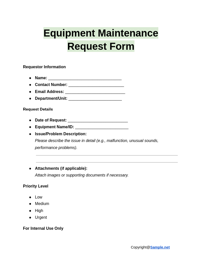 Equipment Maintenance Request Form Google Docs 12 31 2024 03 57 PM