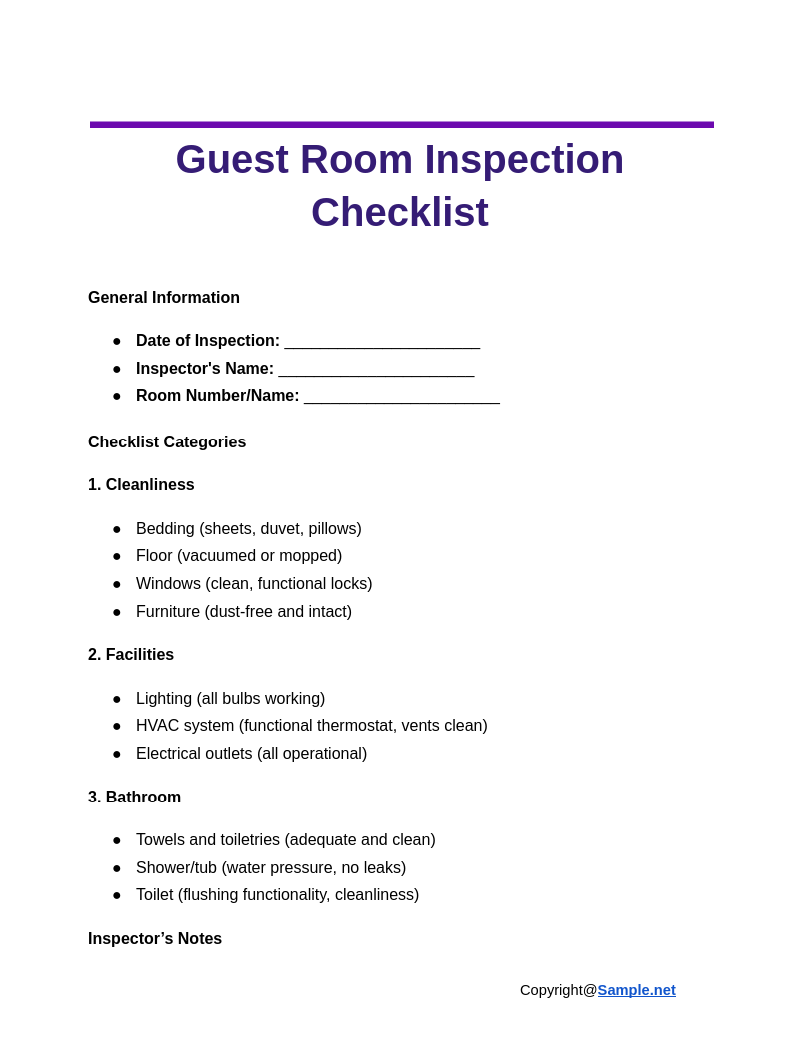 Guest Room Inspection Checklist Google Docs 12 05 2024 04 16 PM