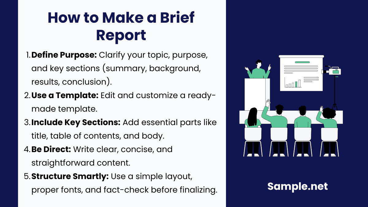 How to Make a Brief Report