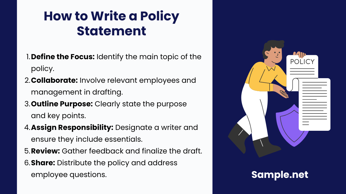 How to Write a Policy Statement