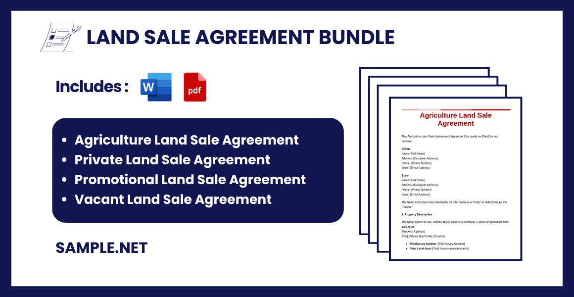 land sale agreement bundle