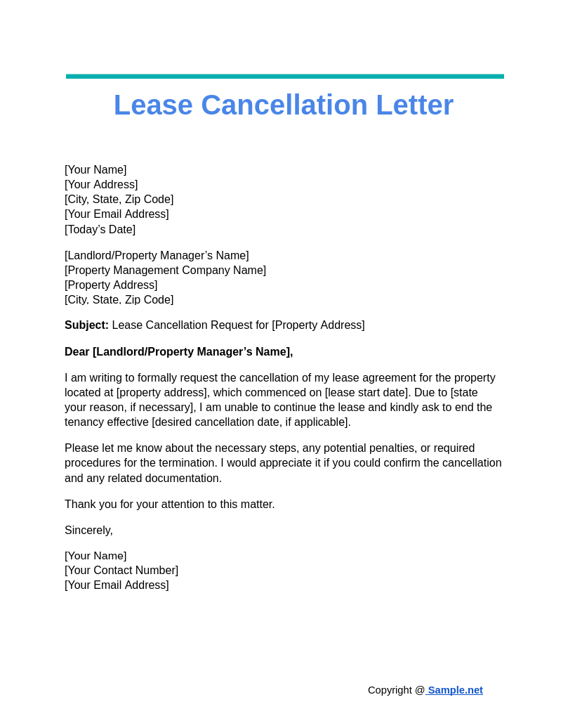 Lease Cancellation Letter Google Docs 10 24 2024 06 05 PM