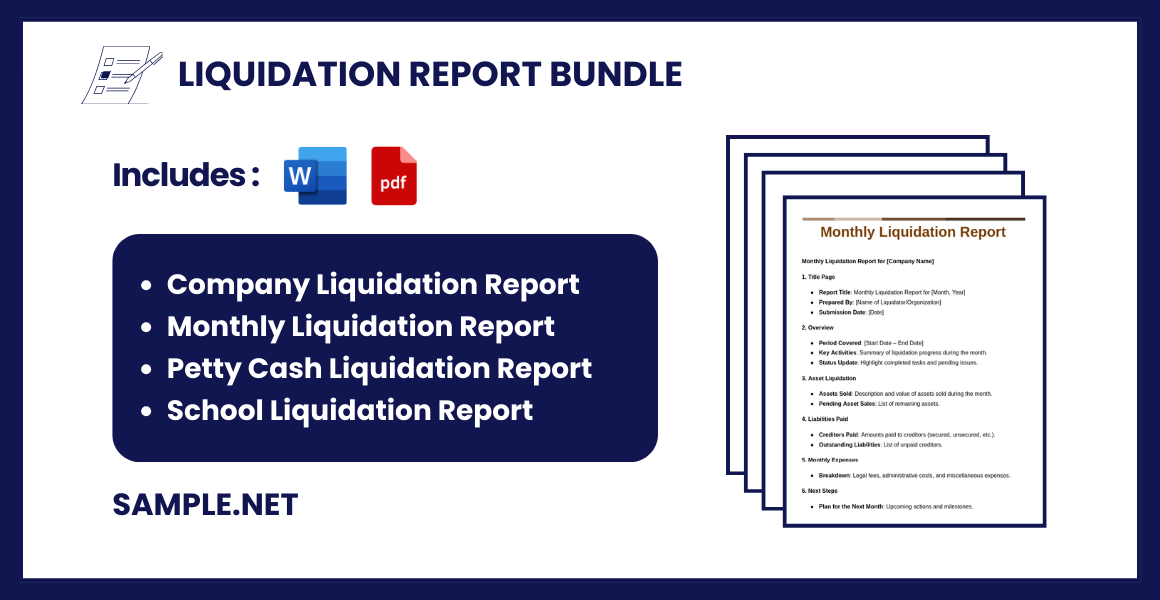 Liquidation Report Bundle