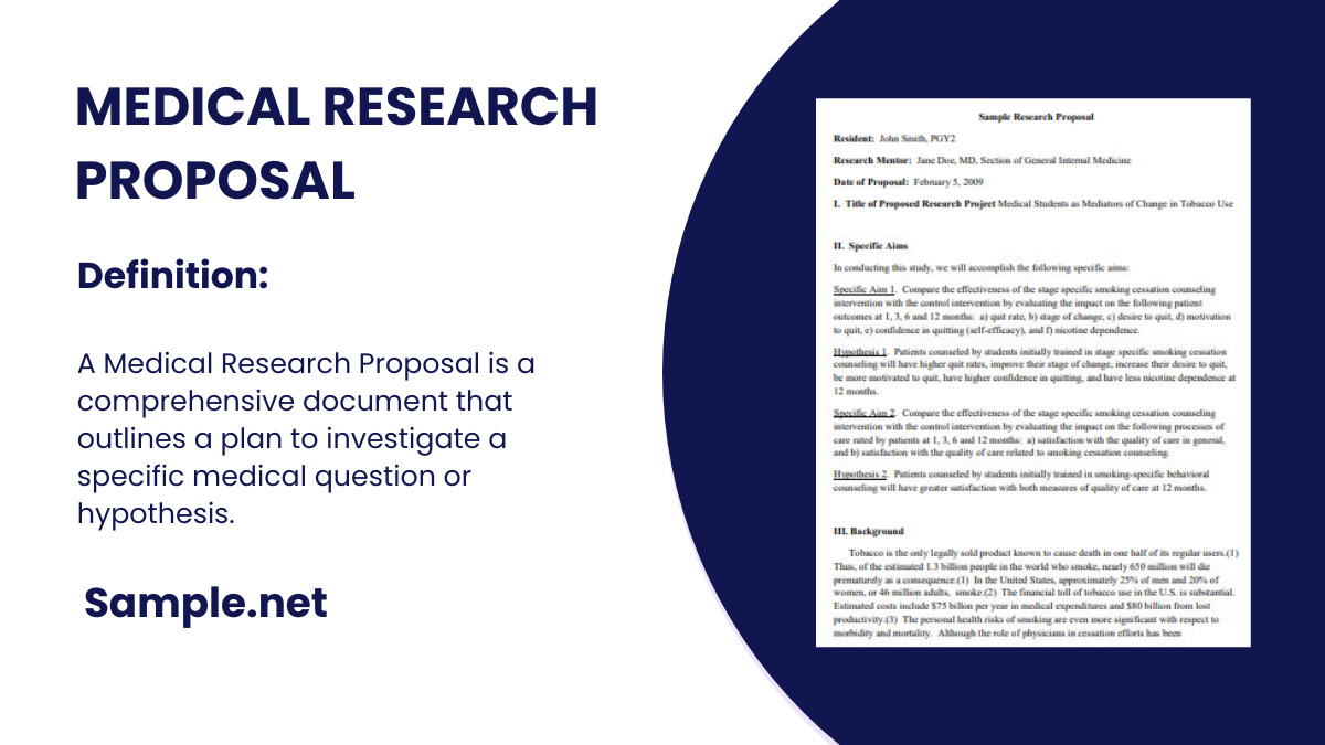 medical research proposal