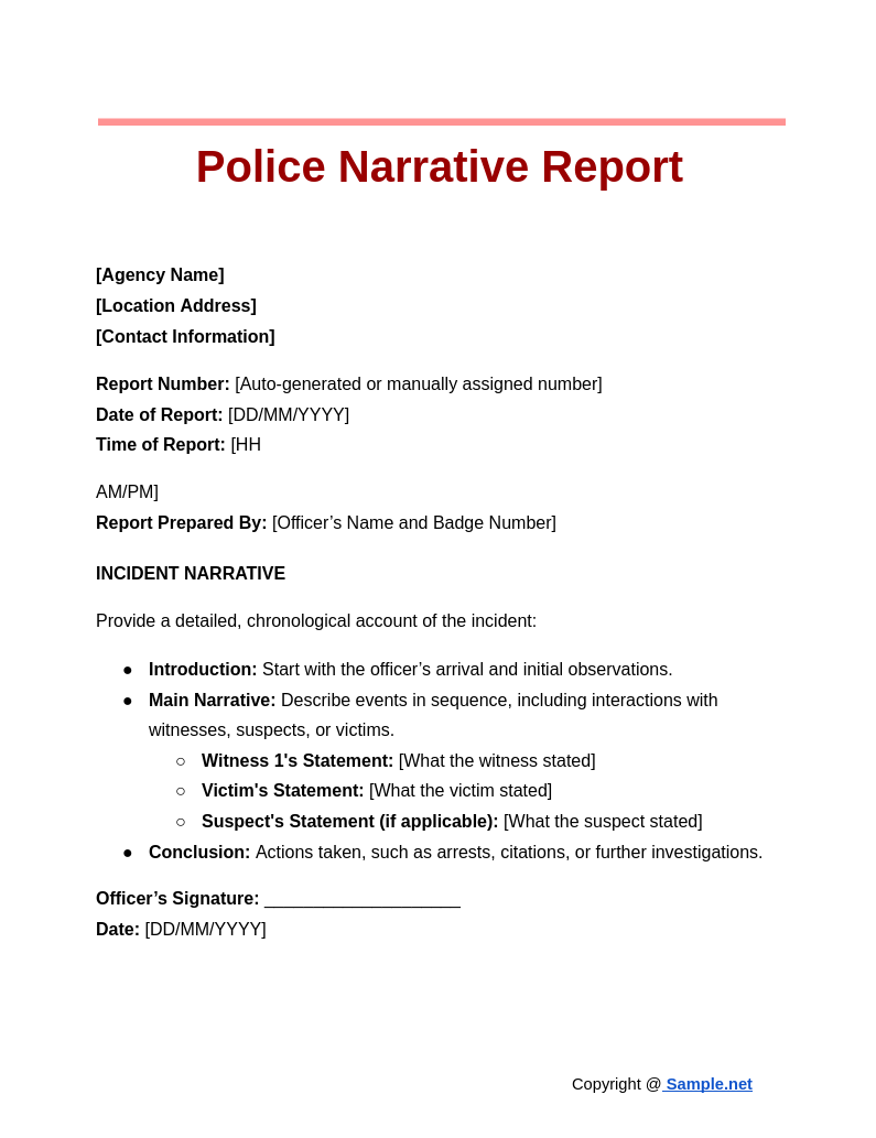 Police Narrative Report Google Docs 10 24 2024 05 58 PM