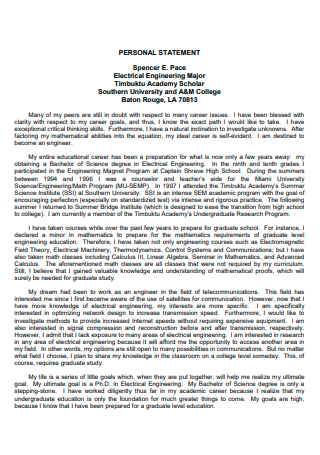 13 FREE University Personal Statement Samples To Download