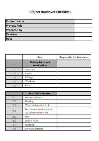 30 FREE Handover Checklist Samples To Download