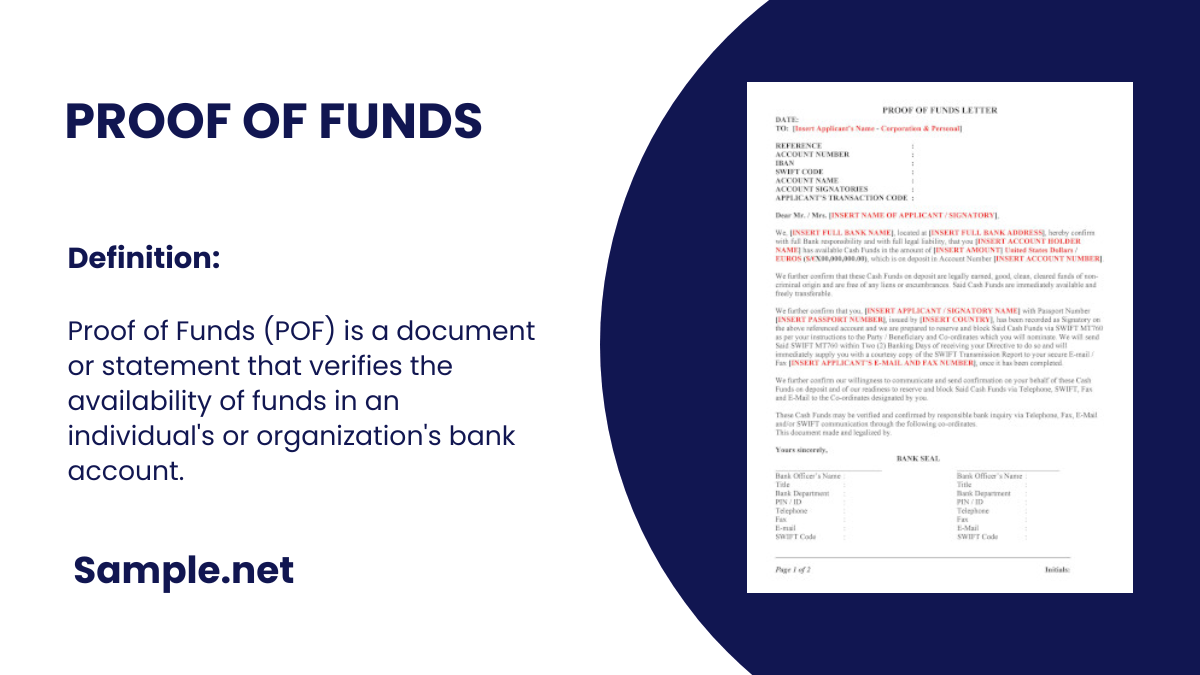 Proof of Funds