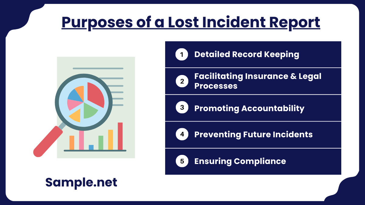 Purposes of a Lost Incident Report