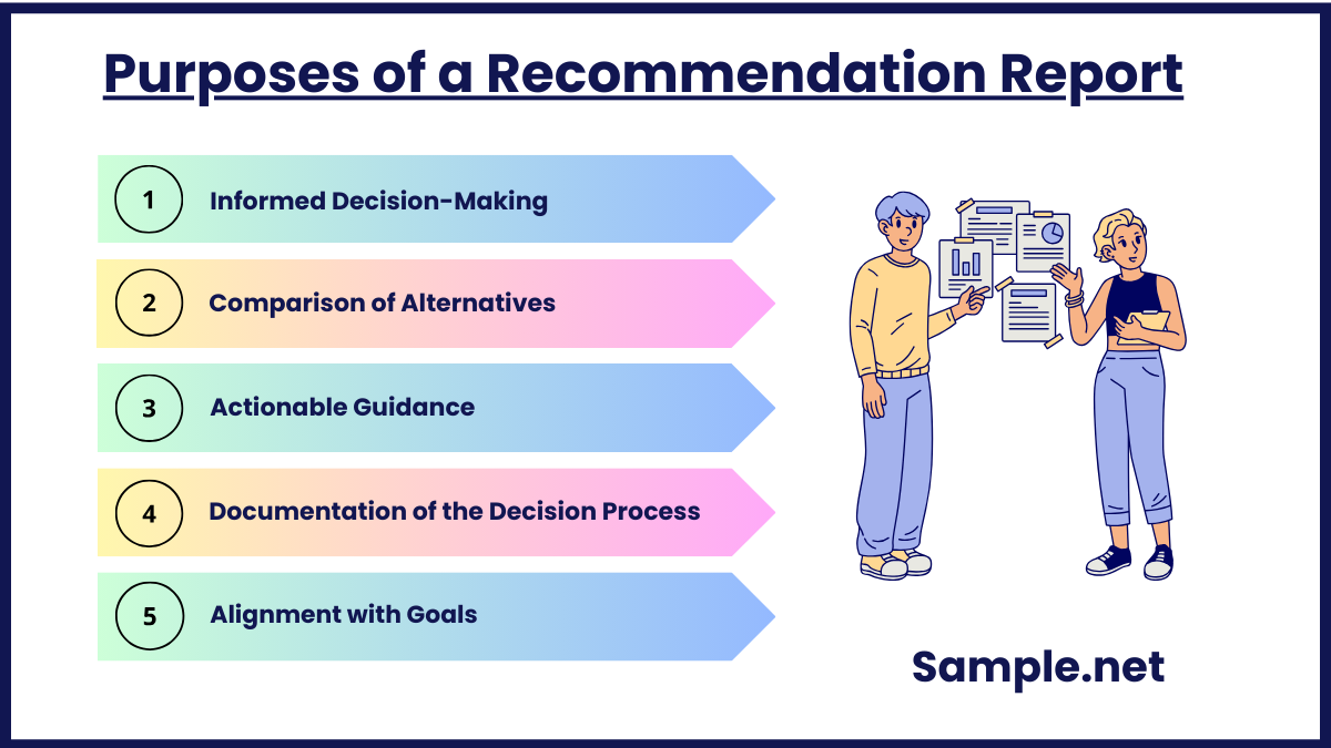 Purposes of a Recommendation Report